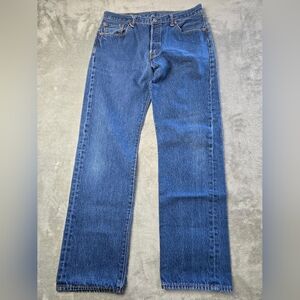 Levi's 501 Jeans Womans 36x36 Tag Size Actual Measurement 34x32 Button Fly